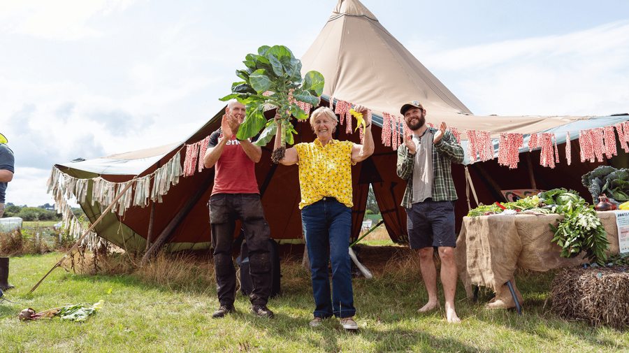 A harvest celebration at a Roots site